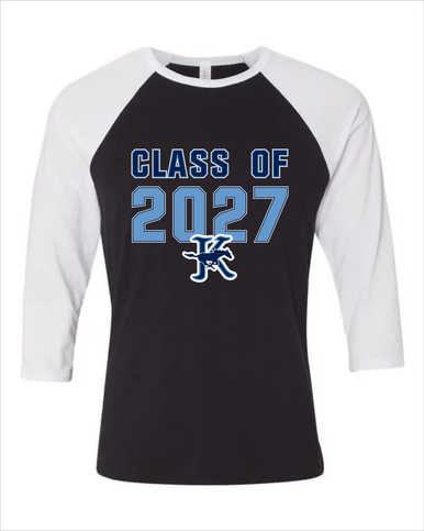 Kingwood Mustangs Class of 2027 Women's Baseball T-Shirt