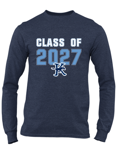 Kingwood Mustangs Class of 2027 Men's Premium LS T-Shirt