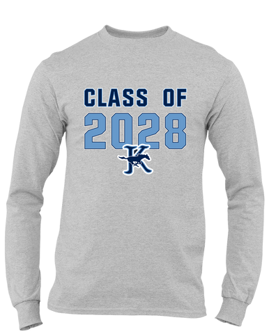 Kingwood Mustangs Class of 2028 Men's LS T-Shirt