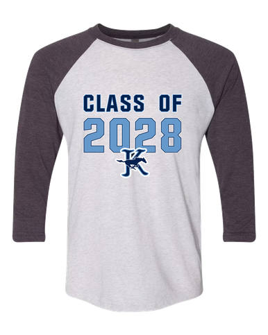 Kingwood Mustangs Class of 2028 Women's Baseball T-Shirt