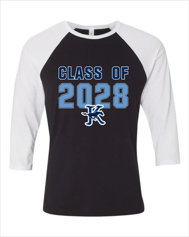 Kingwood Mustangs Class of 2028 Men's Baseball T-Shirt