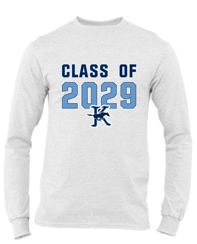 Kingwood Mustangs Class of 2029 Men's LS T-Shirt