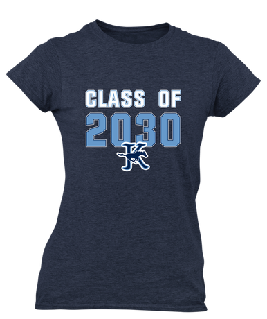 Kingwood Mustangs Class of 2030 Women's Premium SS T-Shirt