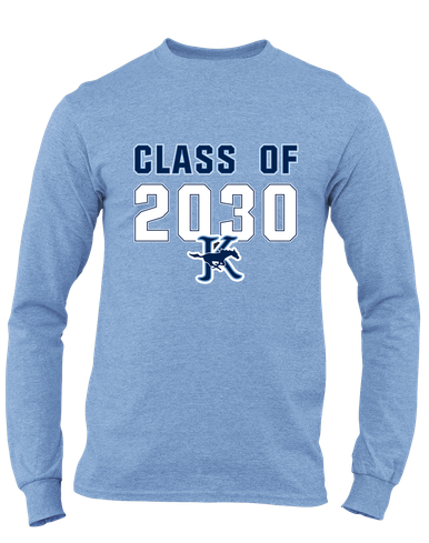 Kingwood Mustangs Class of 2030 Men's LS T-Shirt