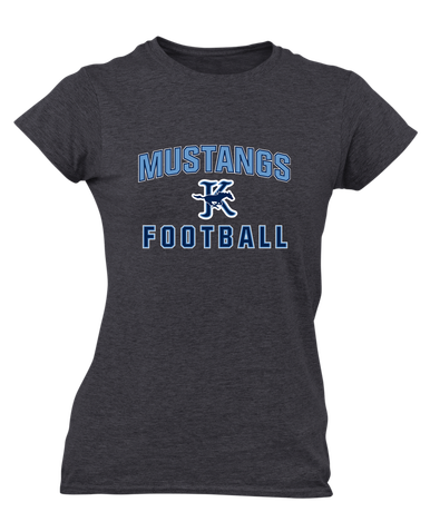 Kingwood Mustangs Football #1 Women's Premium SS T-Shirt