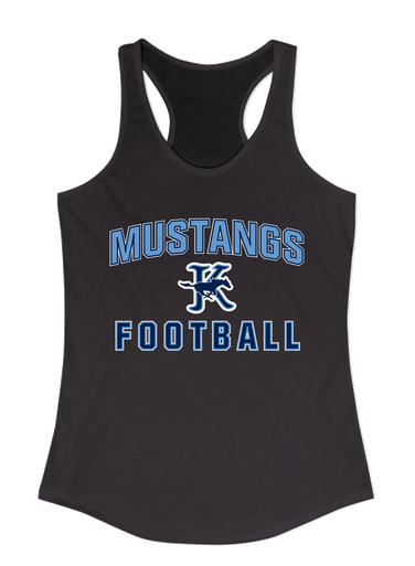 Kingwood Mustangs Football #1 Women's Tank Top
