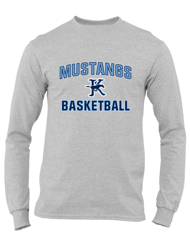 Kingwood Mustangs Basketball #1 Men's Premium LS T-Shirt