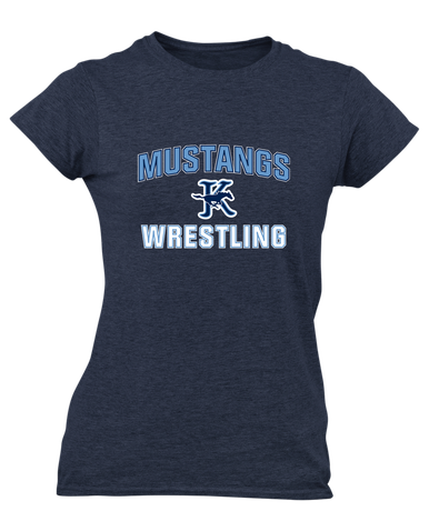 Kingwood Mustangs Wrestling Women's SS T-Shirt