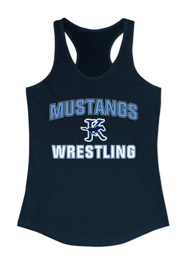 Kingwood Mustangs Wrestling Women's Tank Top