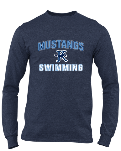 Kingwood Mustangs Swimming Men's Premium LS T-Shirt