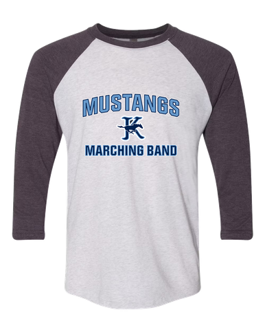 Kingwood Mustangs Marching Band Women's Baseball T-Shirt