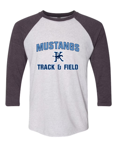 Kingwood Mustangs Track & Field Men's Baseball T-Shirt