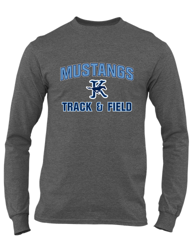 Kingwood Mustangs Track & Field Men's Premium LS T-Shirt
