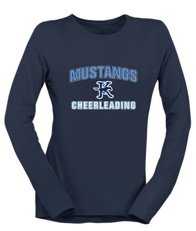 Kingwood Mustangs Cheerleading Women's Premium LS T-Shirt