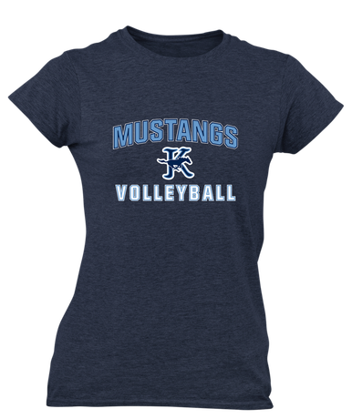 Kingwood Mustangs Volleyball Women's SS T-Shirt
