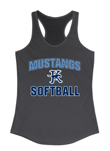 Kingwood Mustangs Softball #1 Women's Tank Top