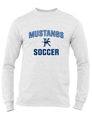 Kingwood Mustangs Soccer #1 Men's LS T-Shirt