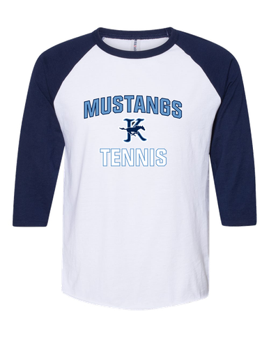 Kingwood Mustangs Tennis Men's Baseball T-Shirt