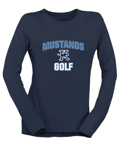 Kingwood Mustangs Golf Women's Premium LS T-Shirt