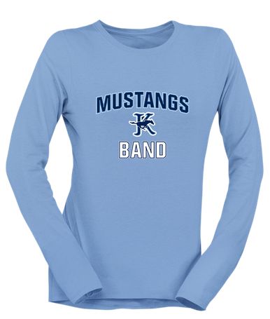 Kingwood Mustangs Band # 1 Women's LS T-Shirt