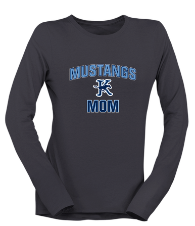 Kingwood Mustangs Mom Women's Premium LS T-Shirt