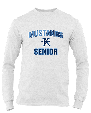 Kingwood Mustangs Senior #1 Men's Premium LS T-Shirt