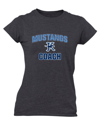 Kingwood Mustangs Coach Women's Premium SS T-Shirt