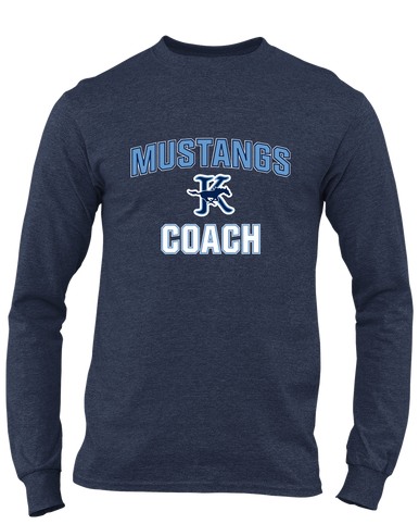 Kingwood Mustangs Coach Men's Premium LS T-Shirt