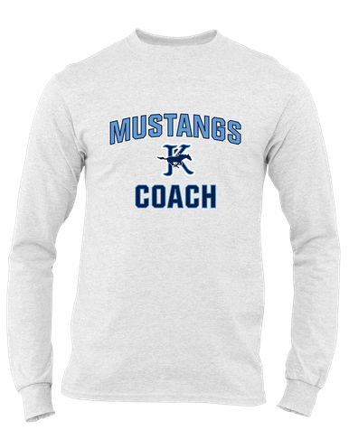 Kingwood Mustangs Coach Men's LS T-Shirt