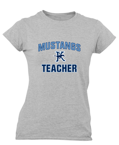 Kingwood Mustangs Teacher Women's SS T-Shirt