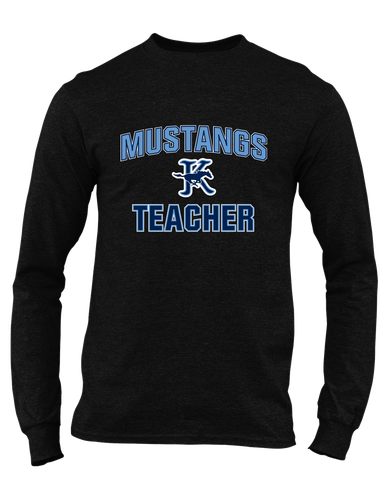 Kingwood Mustangs Teacher Men's Premium LS T-Shirt