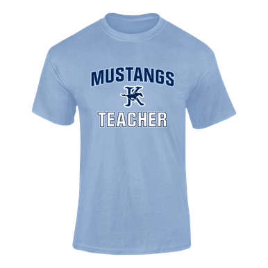 Kingwood Mustangs Teacher Men's SS T-Shirt