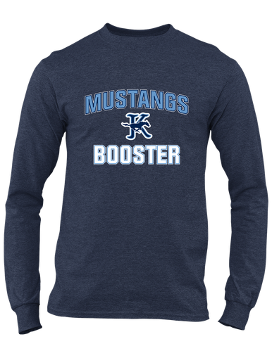Kingwood Mustangs Booster Men's LS T-Shirt