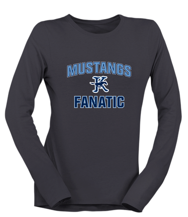 Kingwood Mustangs Fanatic Women's Premium LS T-Shirt