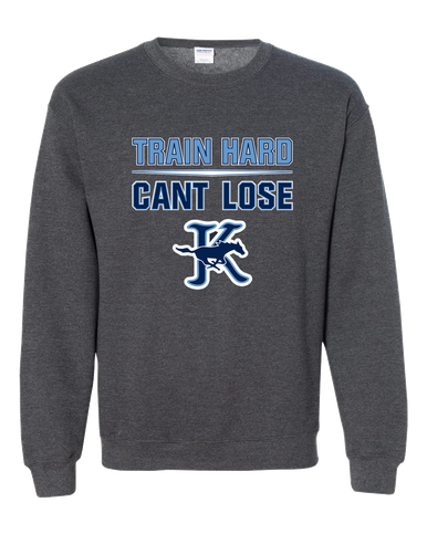 Kingwood Mustangs Train Hard, Can't Lose Men's Sweatshirt