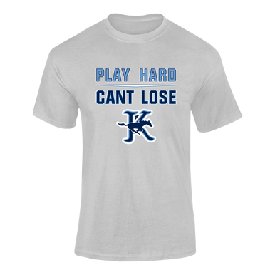 Kingwood Mustangs Play Hard, Can't Lose Men's SS T-Shirt