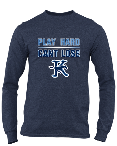 Kingwood Mustangs Play Hard, Can't Lose Men's Premium LS T-Shirt