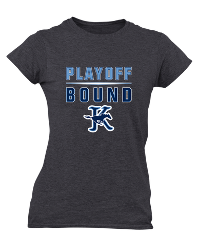 Kingwood Mustangs Playoff Bound Women's Premium SS T-Shirt