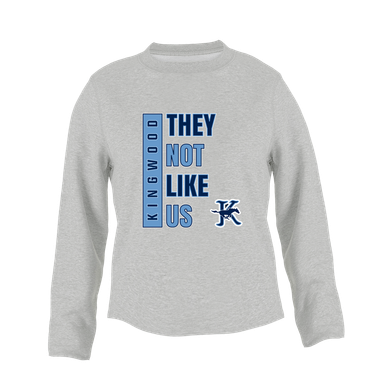Kingwood Mustangs They Not Like Us #1 Women's Sweatshirt