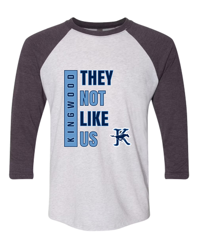 Kingwood Mustangs They Not Like Us #1 Men's Baseball T-Shirt