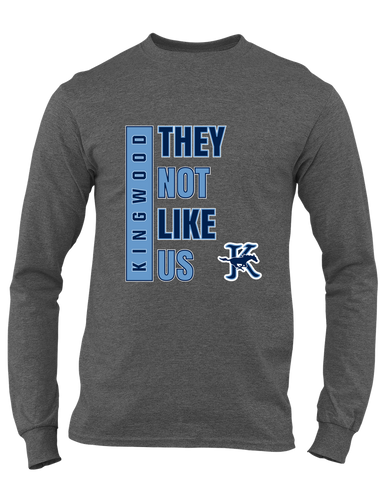 Kingwood Mustangs They Not Like Us #1 Men's Premium LS T-Shirt