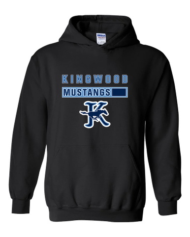 Kingwood Mustangs Mascot #7 Men's Hoodie