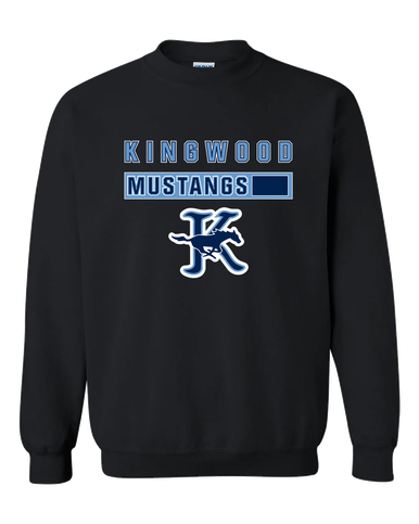 Kingwood Mustangs Mascot #7 Men's Sweatshirt