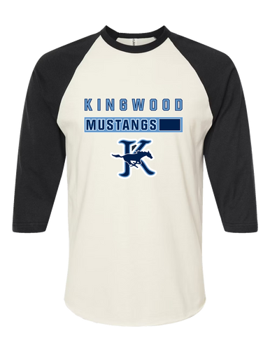 Kingwood Mustangs Mascot #7 Men's Baseball T-Shirt