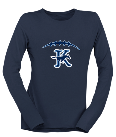 Kingwood Mustangs Football #2 Women's LS T-Shirt