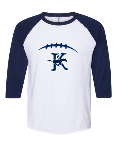 Kingwood Mustangs Football #2 Men's Baseball T-Shirt