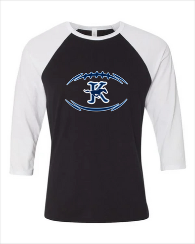 Kingwood Mustangs Football #3 Men's Baseball T-Shirt