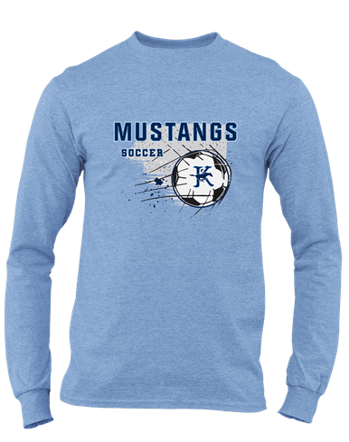 Kingwood Mustangs Soccer #2 Men's LS T-Shirt