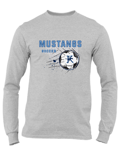 Kingwood Mustangs Soccer #2 Men's Premium LS T-Shirt