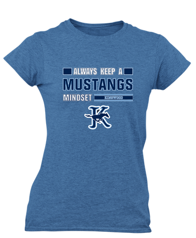 Kingwood Mustangs Mindset Women's Premium SS T-Shirt
